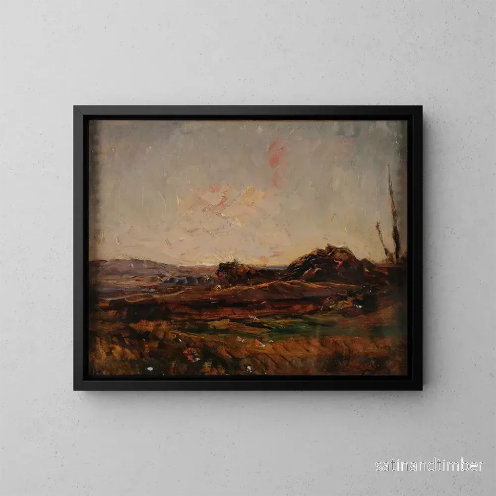 Reproduktion av målningen Landskap – François-Auguste Ravier Reproduktion av målningen Landskap – François-Auguste Ravier