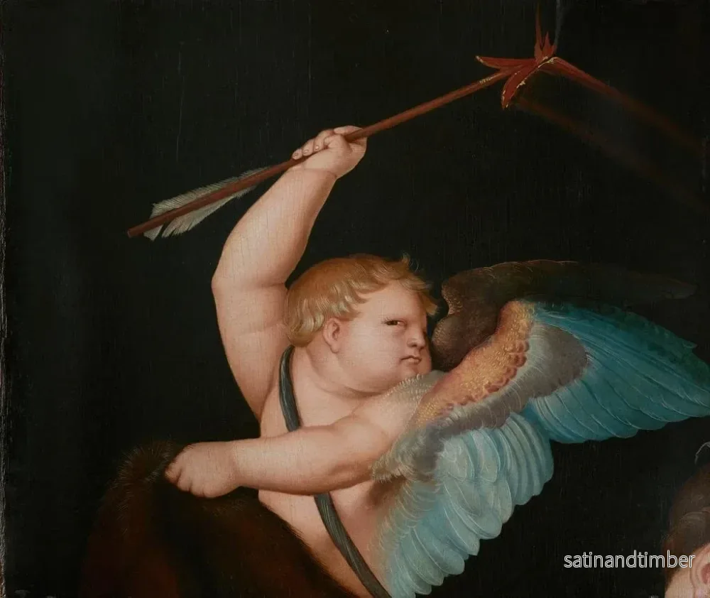 Reproduktion av målningen Cupid med flammande pilar - Hans Baldung - Bild 2