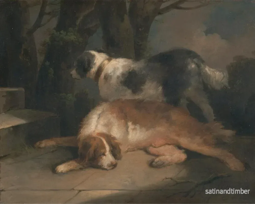 Reproduktion av målningen Les setters - George Morland - Bild 2