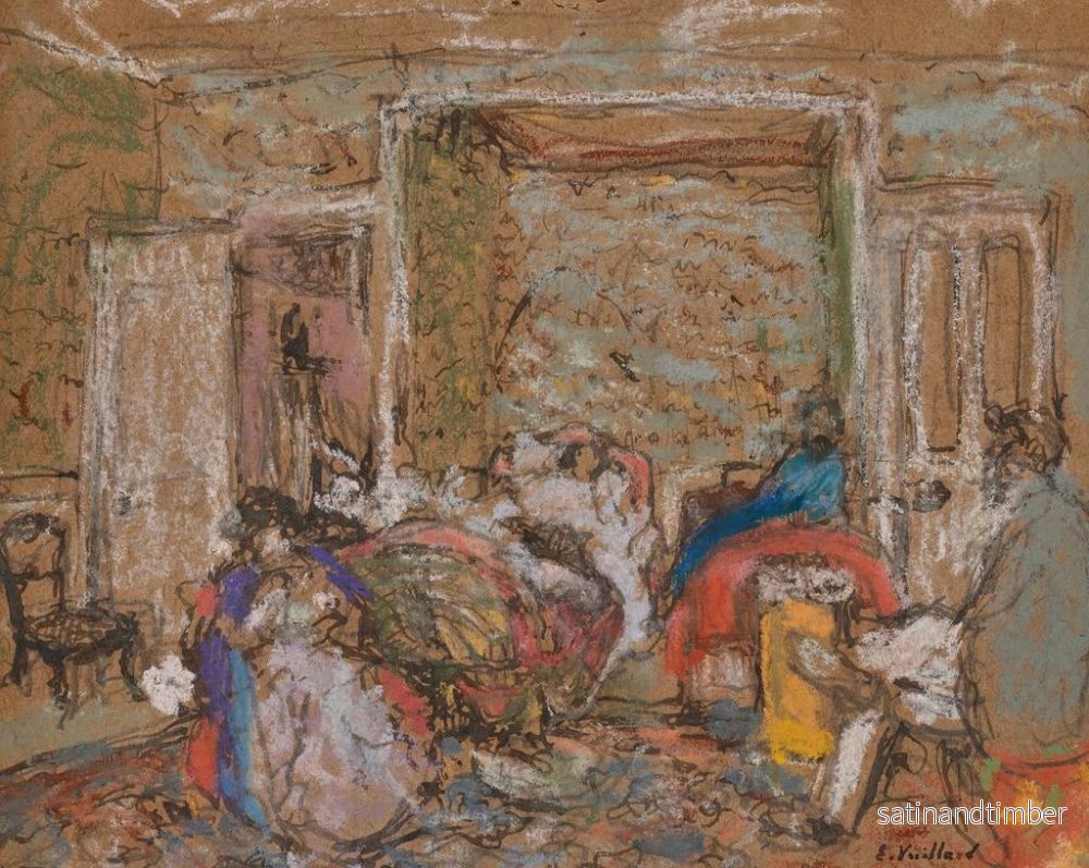 Reproduktion av målningen Chambre Amfrville, Madame Hessel souffrante - Édouard Vuillard - Bild 2