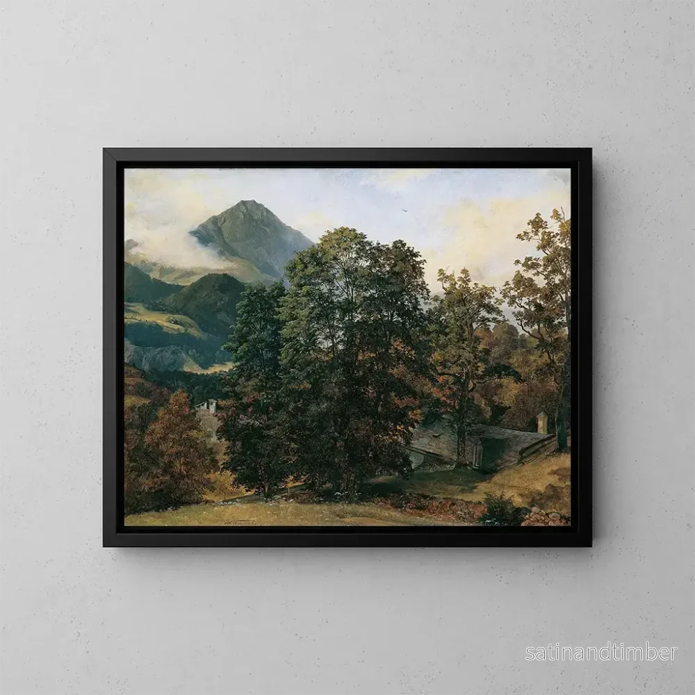 Reproduktion av målningen Berchtesgaden - Jan Nowopack