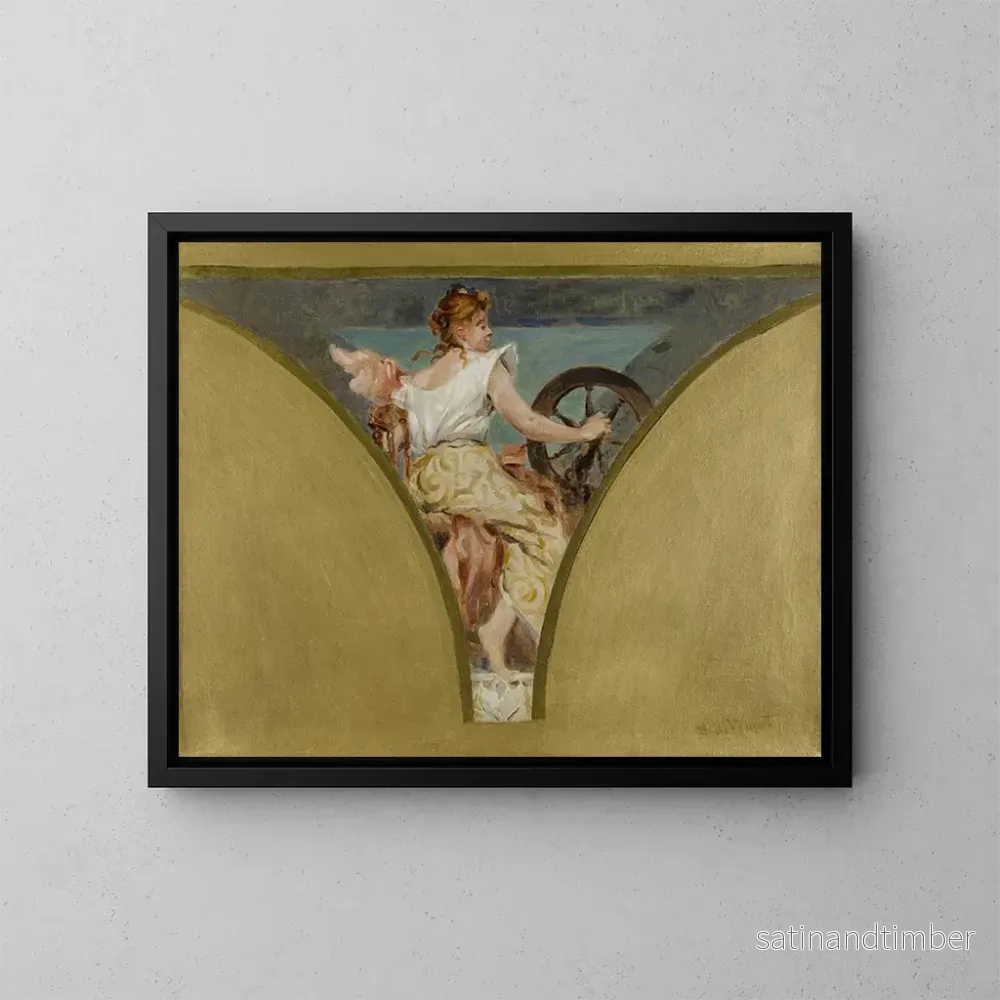 Reproduktion av målningen La Tapisserie - Jean Joseph Weerts