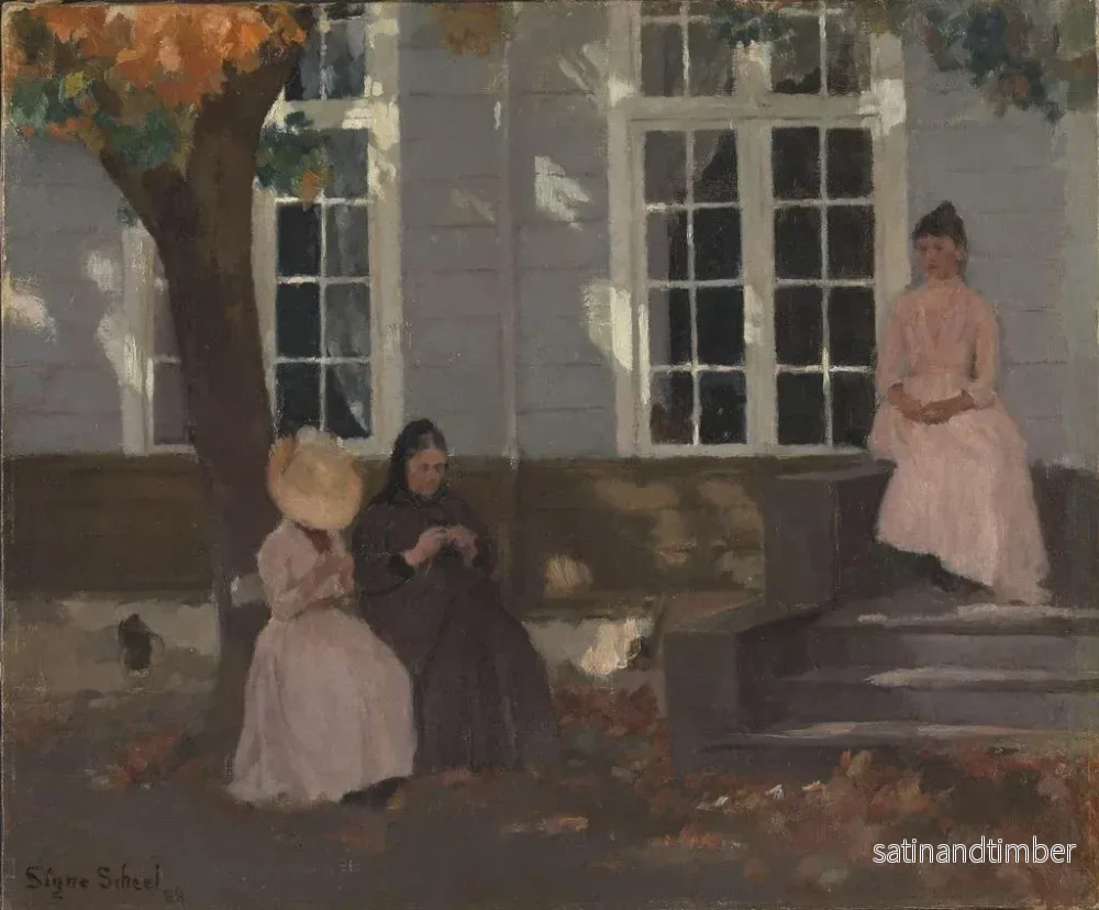 Reproduktion av målningen La maison des artistes à Toten - Signe Scheel - Bild 2