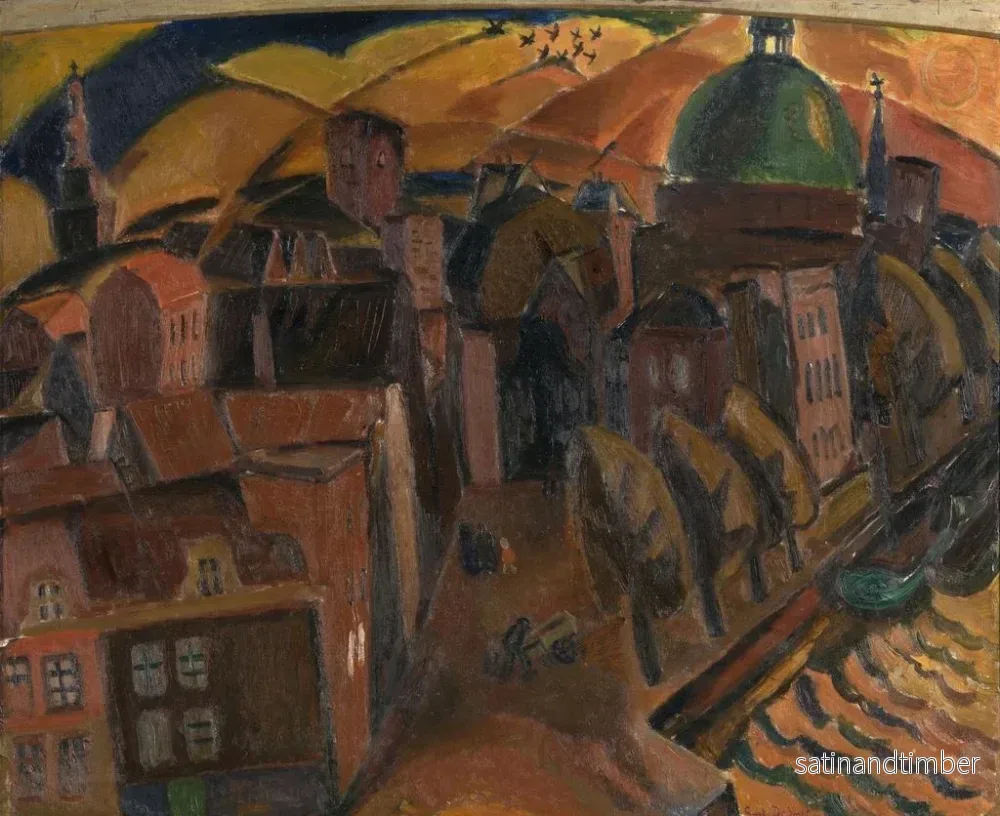 Reproduktion av målningen Längd: 60 cm x Höjd: 80 cm - Gustave De Smet - Bild 2