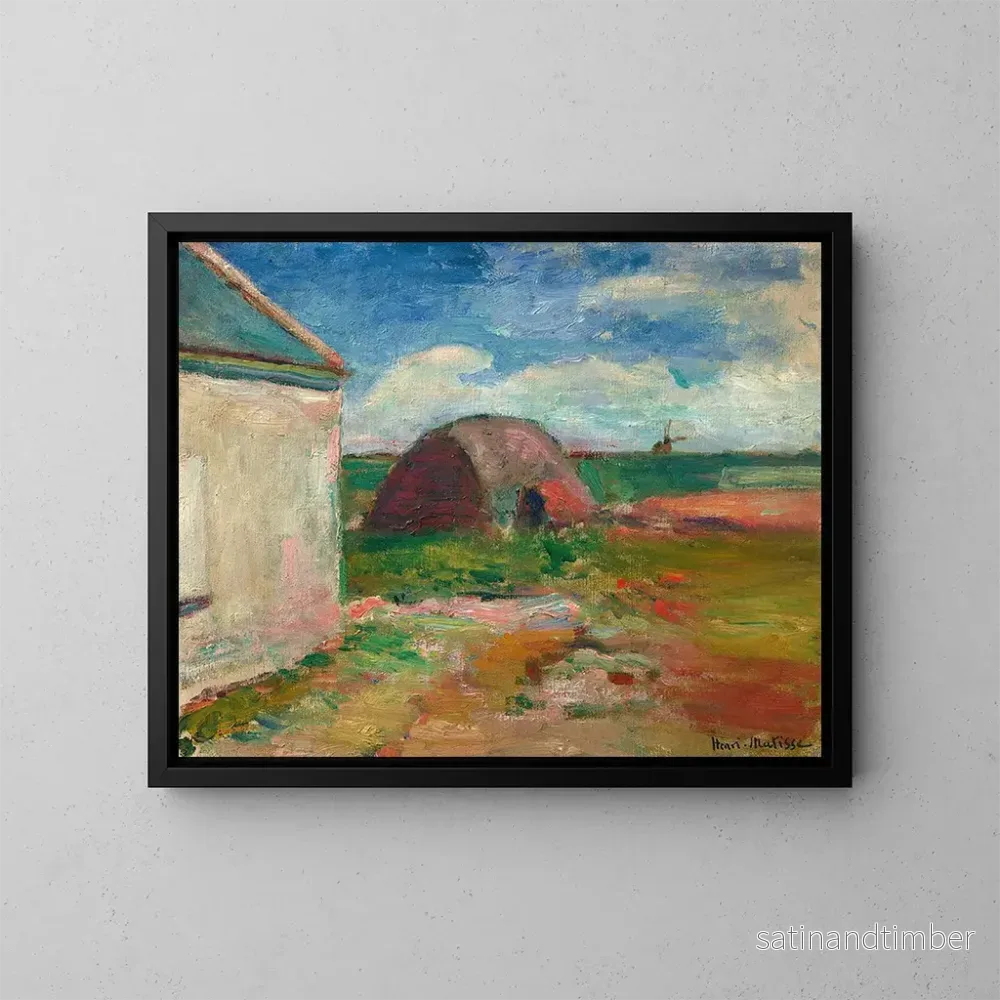 Reproduktion av målningen Landskapsmålning i Bretagne – Henri Matisse Reproduktion av målningen Landskapsmålning i Bretagne – Henri Matisse