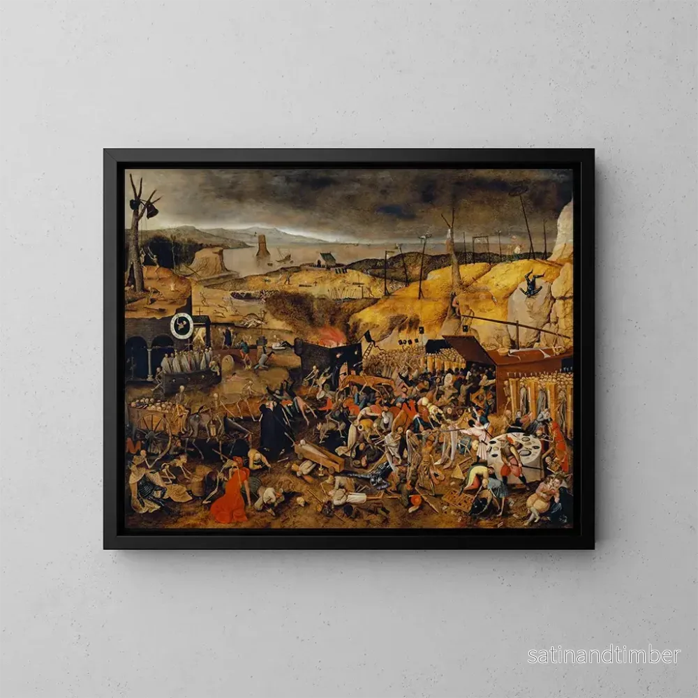 Reproduktion av målningen Le Triomphe de la Mort - Pieter Brueghel den Yngre