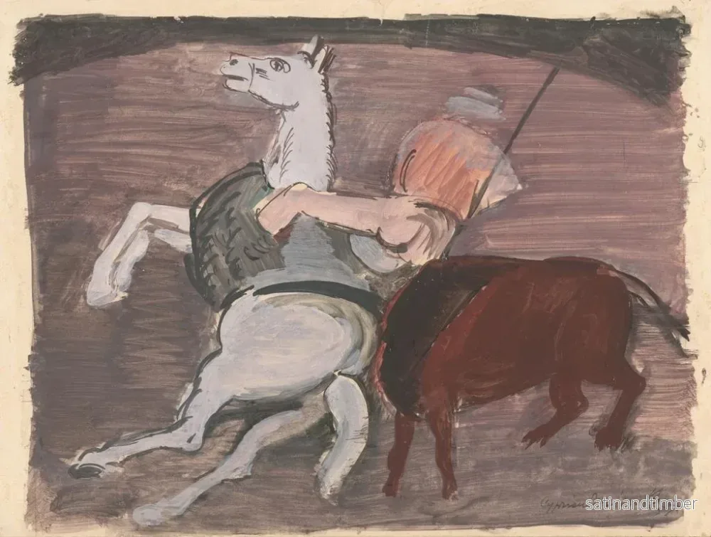 Reproduktion av målningen Corrida - Cyprian Majernik - Bild 2