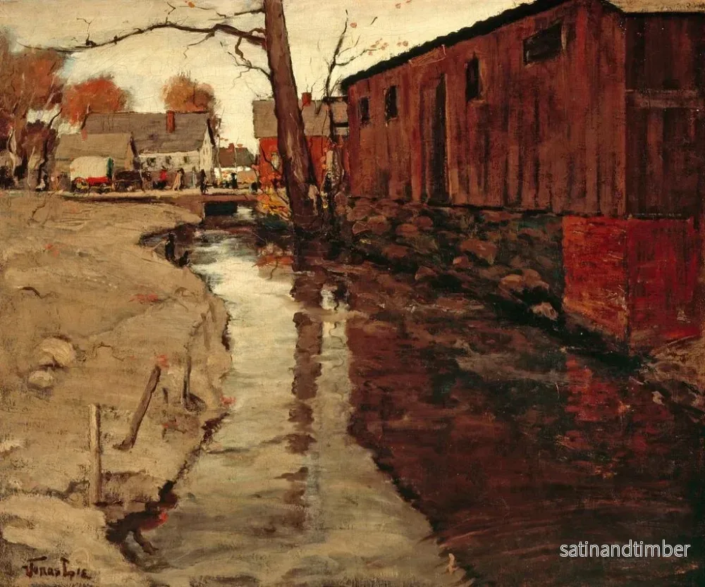 Reproduktion av målningen av vattenhjul - Jonas Lie - Bild 2