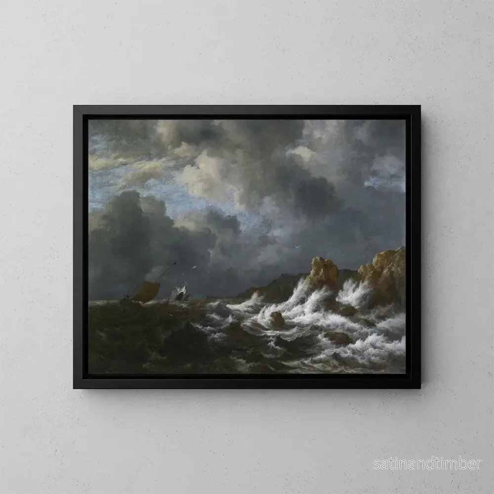 Reproduktion av målningen Vy från Norges kust - Jacob van Ruisdael