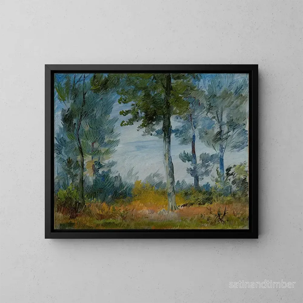 Reproduktion av målningen Lisière de forêt - Wilhelm Busch