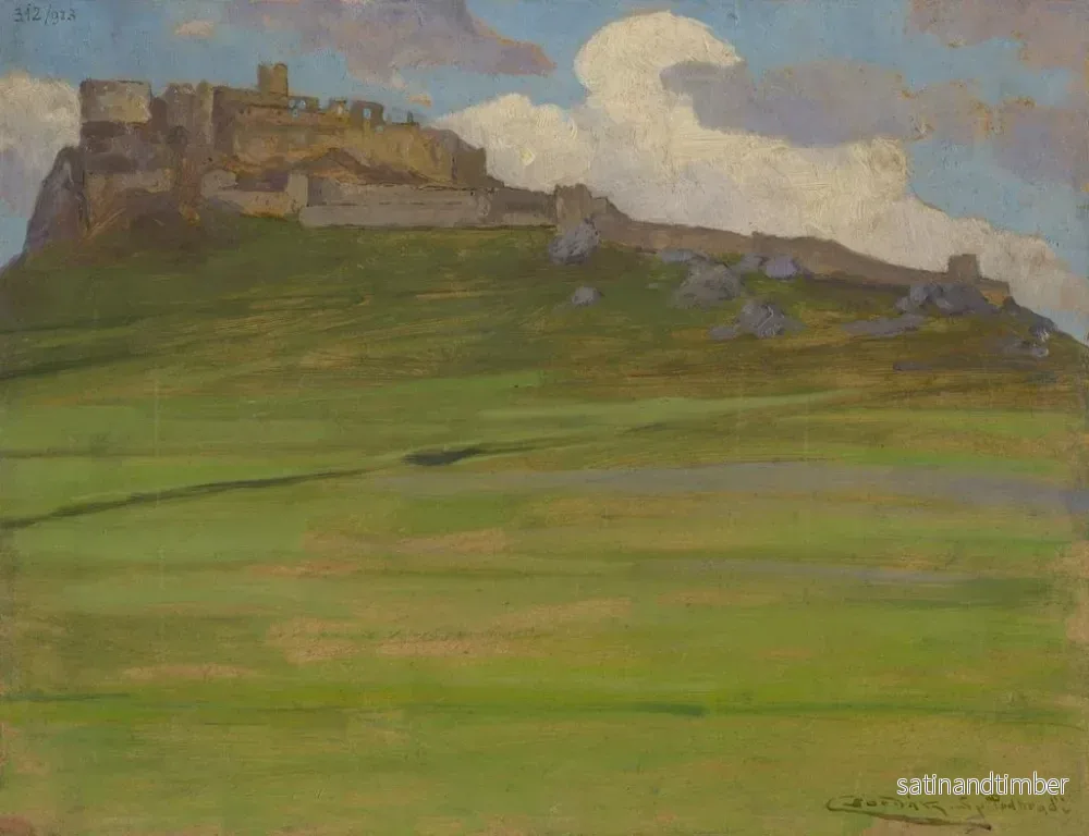 Reproduktion av målningen Château de Spisk - Ludovit Ordok - Bild 2