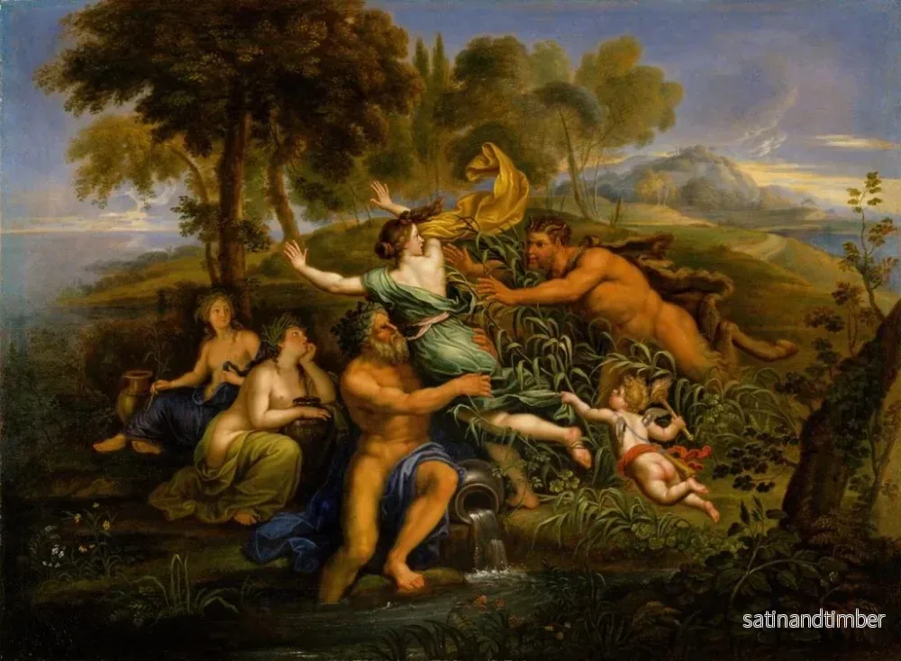 Reproduktion av målningen Pan och Syrinx - Pierre Mignard - Bild 2