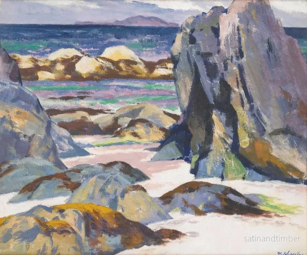 Reproduktion av målningen Lunga d'Iona - Francis Campbell Boileau Cadell - Bild 2
