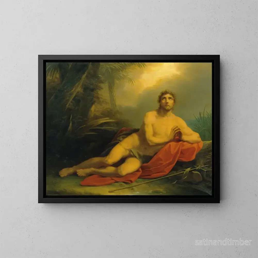 Reproduktion av målningen Jean dans le désert – Heinrich Friedrich Füger Reproduktion av målningen Jean dans le désert – Heinrich Friedrich Füger