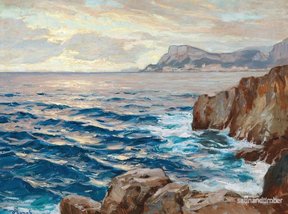 Reproduktion av målningen Vue de la baie de Monaco - Carl O'Lynch de Town - Bild 2