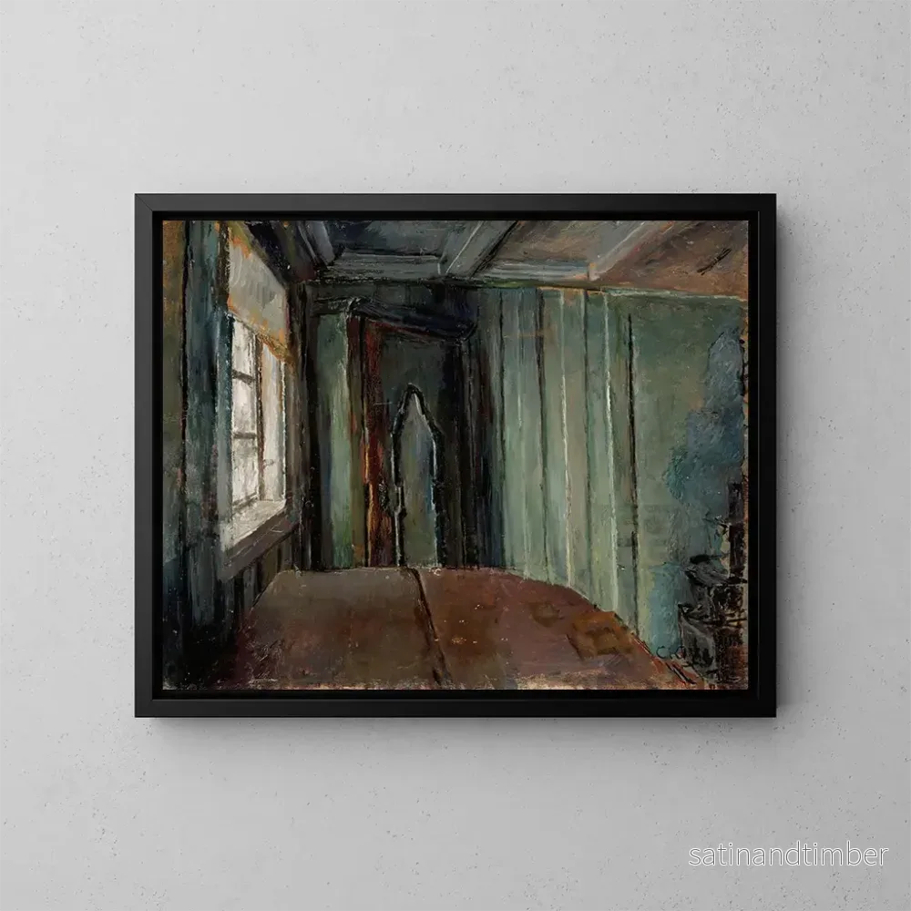 Reproduktion av målningen La salle verte - Christian Krohg