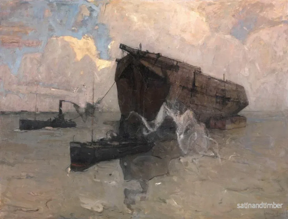 Reproduktion av målningen Le Dernier Voyage - Frans Hens - Bild 2