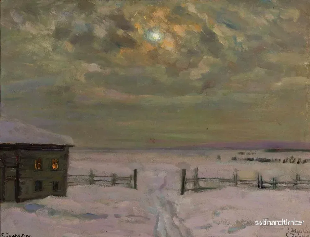 Reproduktion av målningen Nord avlägsen från Ryssland - Stanisław Żukowski - Bild 2