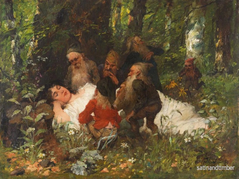 Reproduktion av målningen Snövit - Ferdinand Leeke - Bild 2