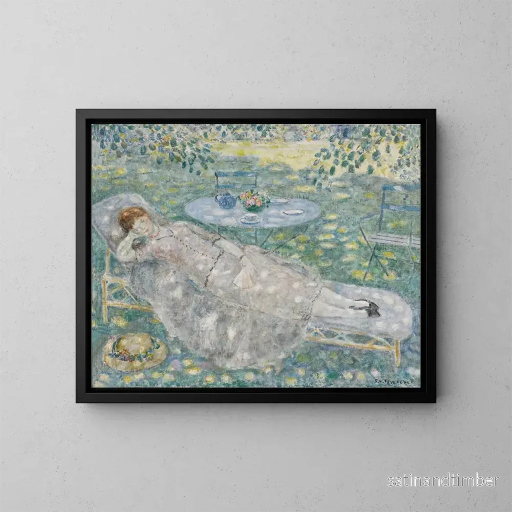 Reproduktion av målningen Taches solaires - Frederick Carl Frieseke
