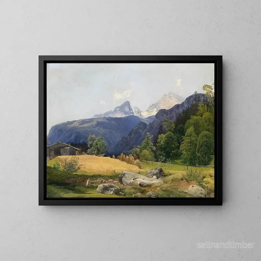 Reproduktion av målningen Motif d'Unterstein - Wilhelm Steinfeld