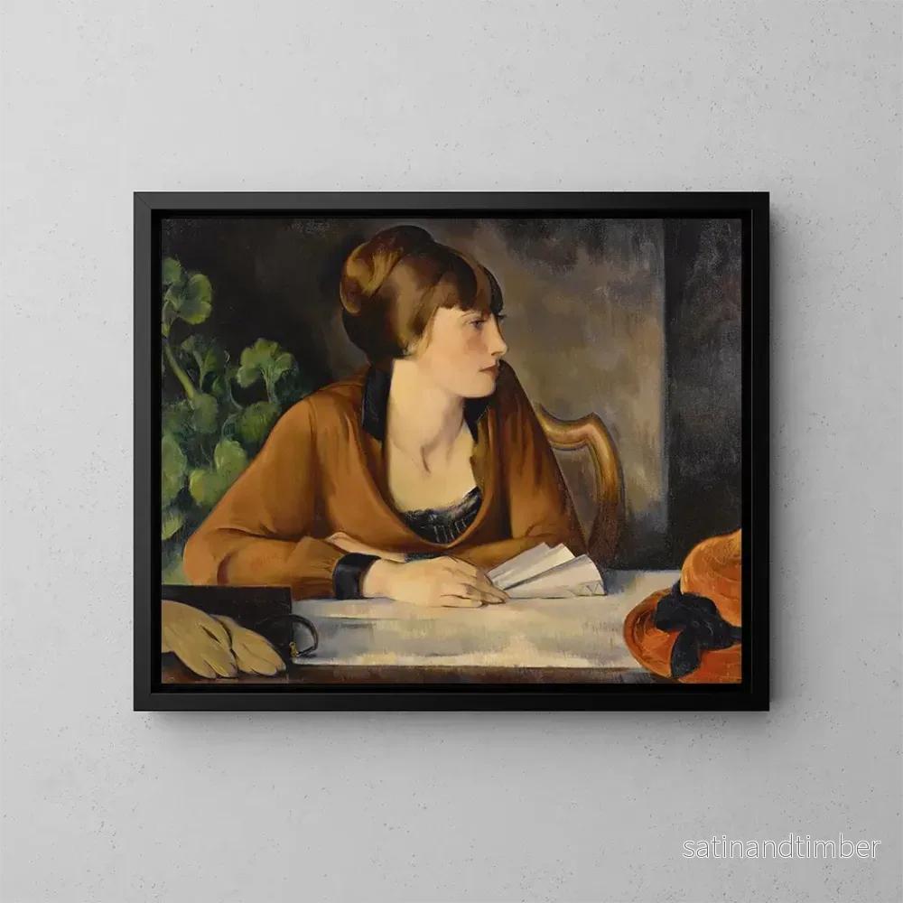 Reproduktion av målningen Portrait de Mary Johnson - John Theodore Johnson