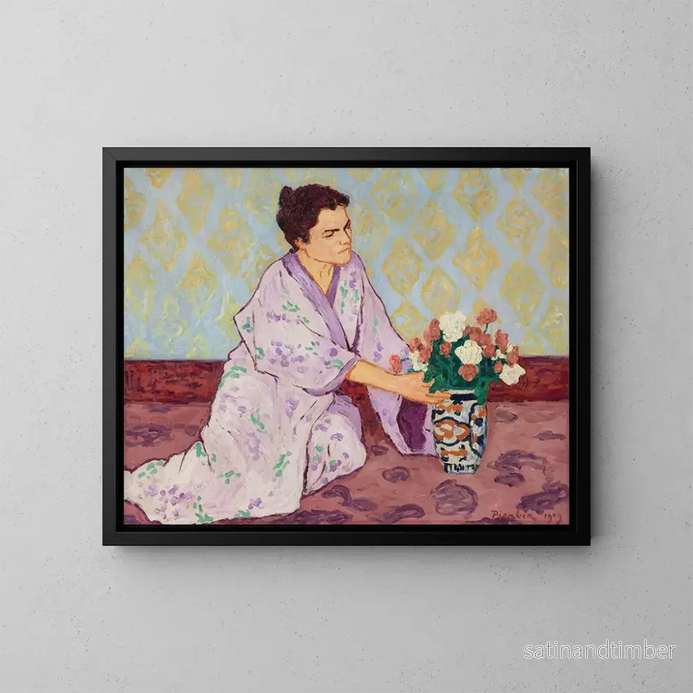 Reproduktion av målningen Le bouquet de Saint-Tropez - Francis Picabia