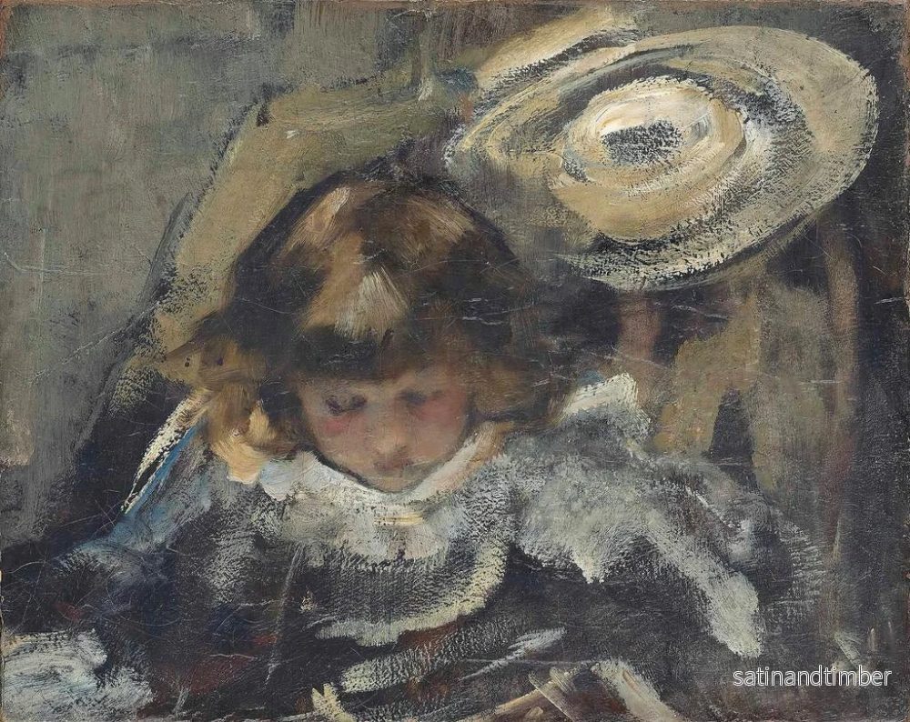 Reproduktion av målningen Av vilande - James Jebusa Shannon - Bild 2