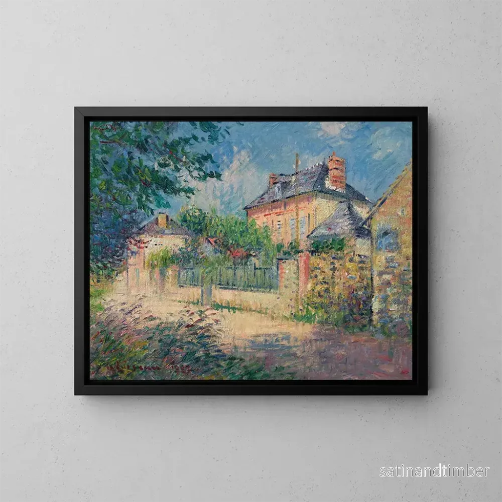 Reproduktion av målningen Rue de village – Gustave Loiseau Reproduktion av målningen Rue de village – Gustave Loiseau