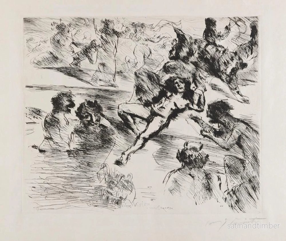 Reproduktion av målningen En vision - Lovis Corinth - Bild 2
