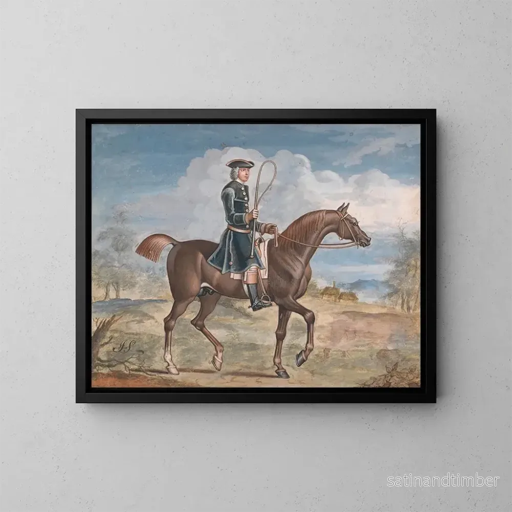 Reproduktion av målningen Monsieur Woodward à cheval - James Seymour