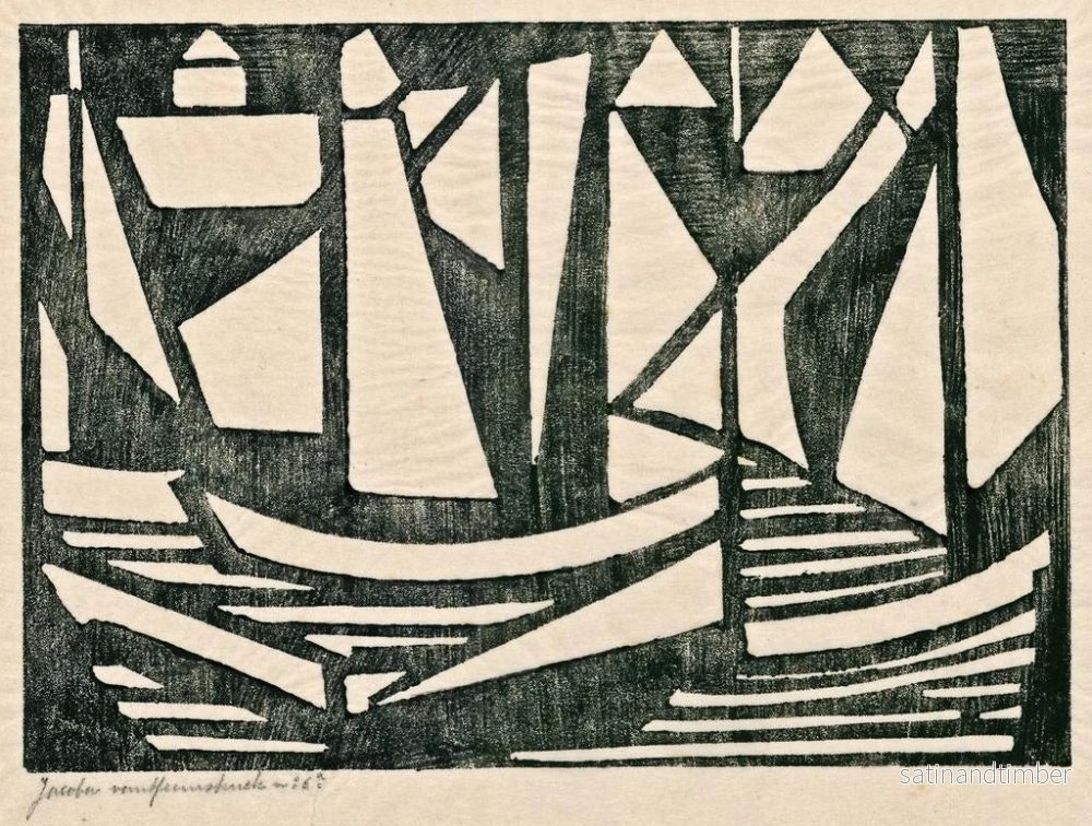 Reproduktion av målningen Komposition nr 6 - Jacoba van Heemskerck - Bild 2