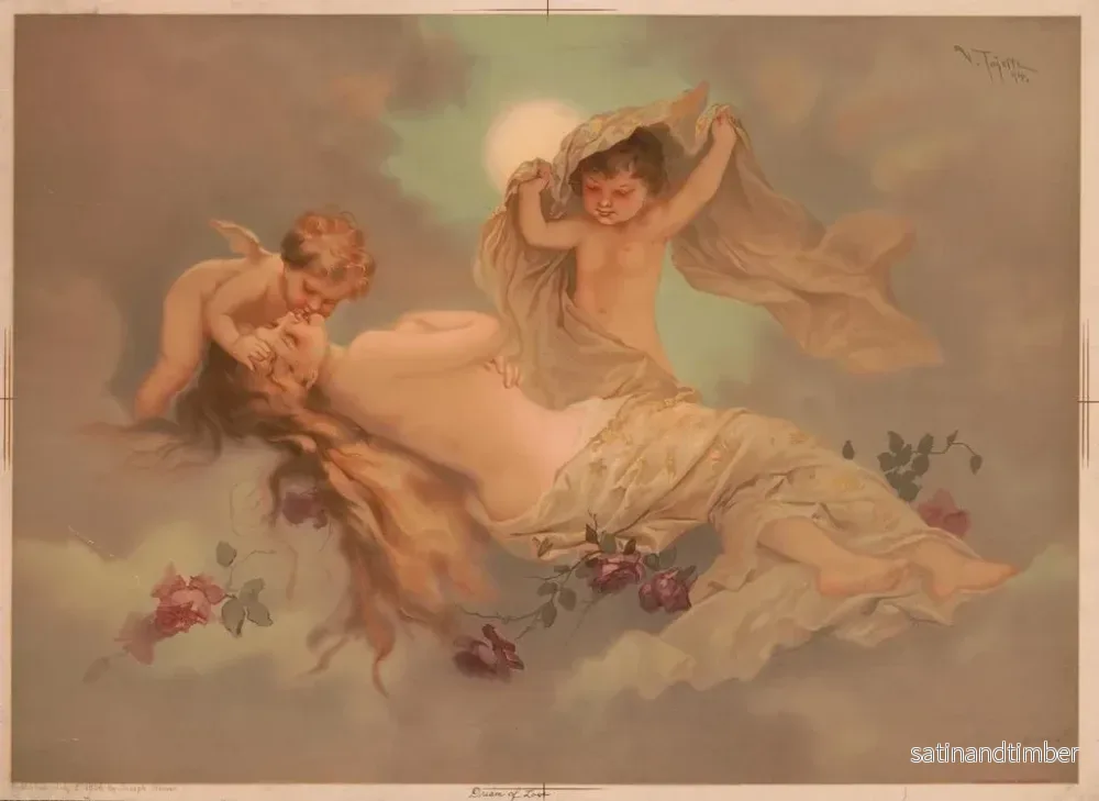 Reproduktion av målningen Rêve d'amour - Joseph Hoover - Bild 2