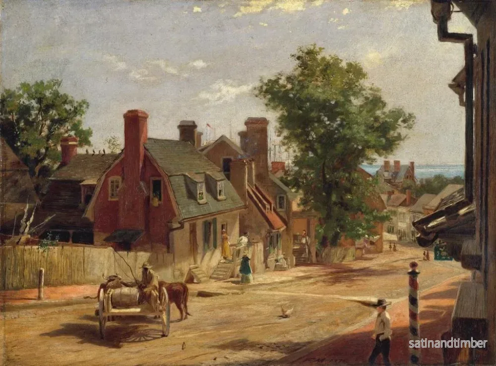 Reproduktion av målningen av den gamla gatan Francis i Annapolis - Francis Blackwell Mayer - Bild 2
