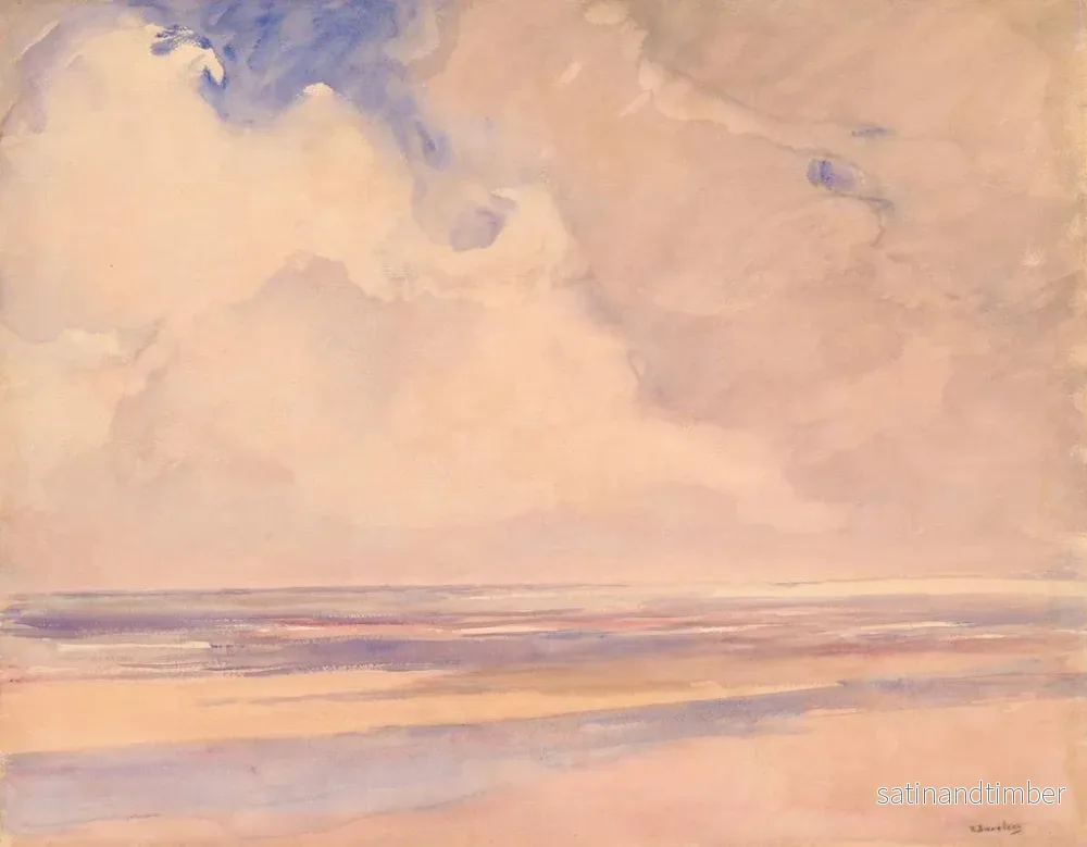 Reproduktion av målningen Vy över havet - Richard Baseleer - Bild 2