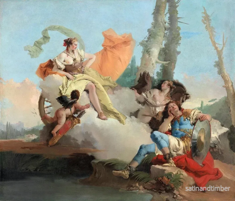 Reproduktion av målningen Armide möter den sovande Renaud - Giovanni Battista Tiepolo - Bild 2