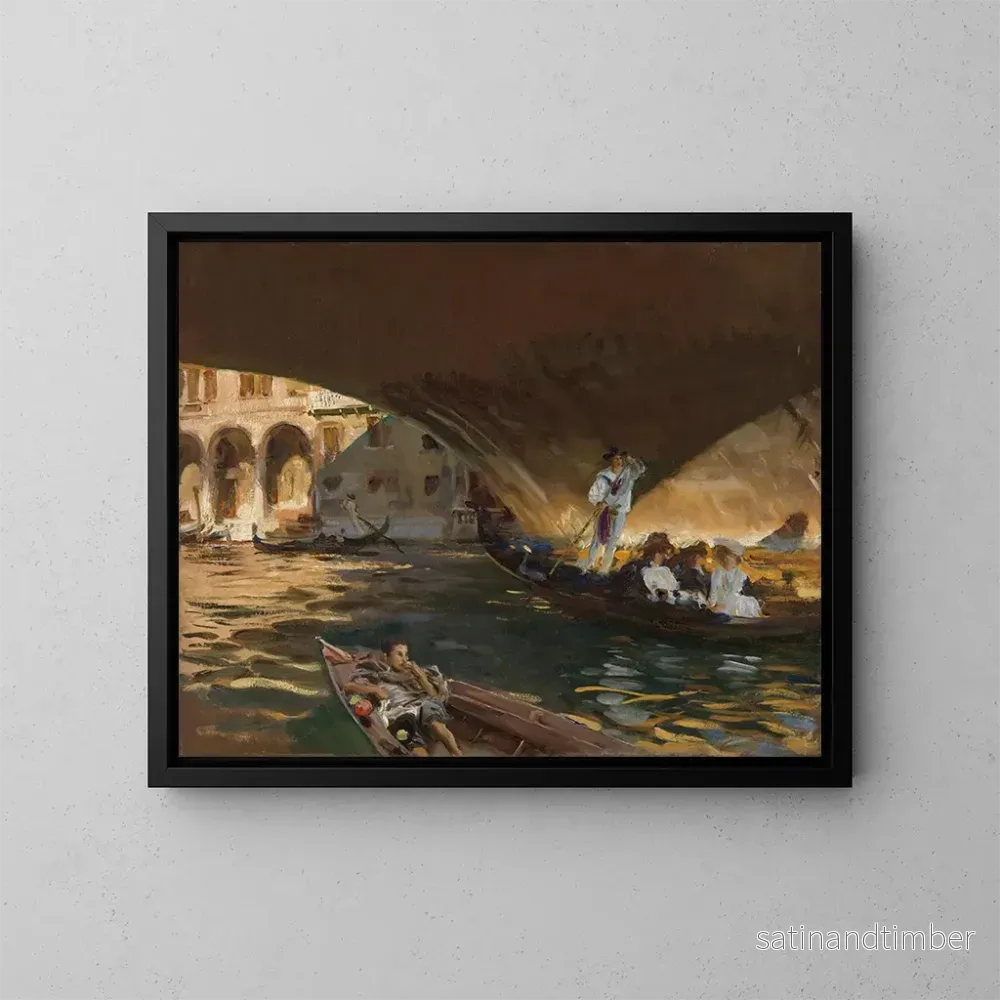 Reproduktion av målningen Le Rialto - John Singer Sargent
