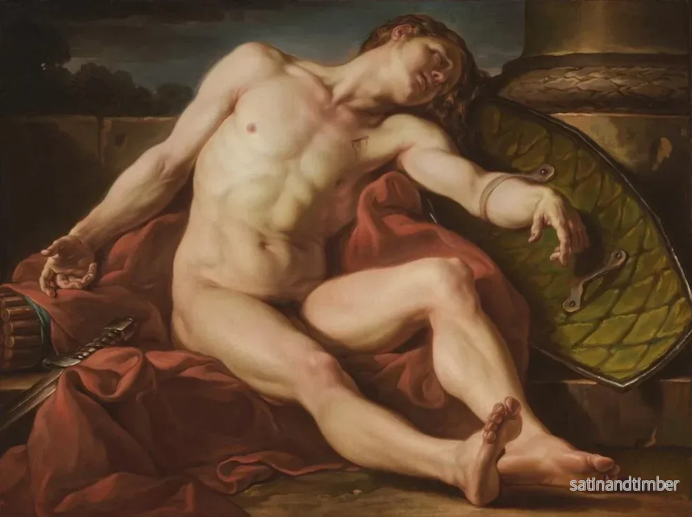 Reproduktion av målningen av en döende gladiator - Jean-Simon Berthélemy - Bild 2