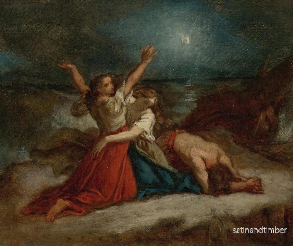 Reproduktion av målningen Studie för Stella Maris - Thomas Couture - Bild 2