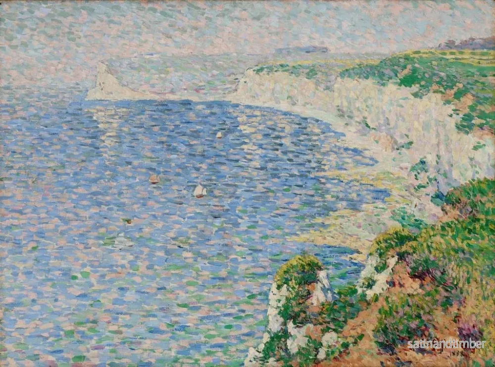 Reproduktion av målningen En vy över Etretats klippor - Claude-Émile Schuffenecker - Bild 2