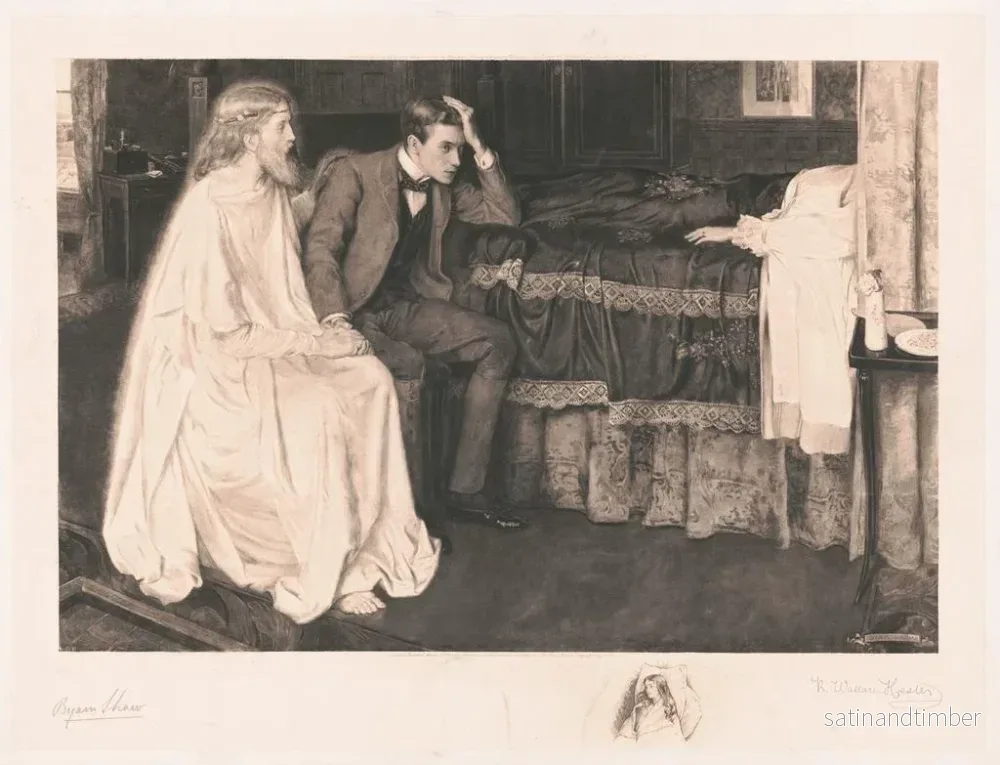 Reproduktion av målningen Le couvre-lit - Byam Shaw - Bild 2