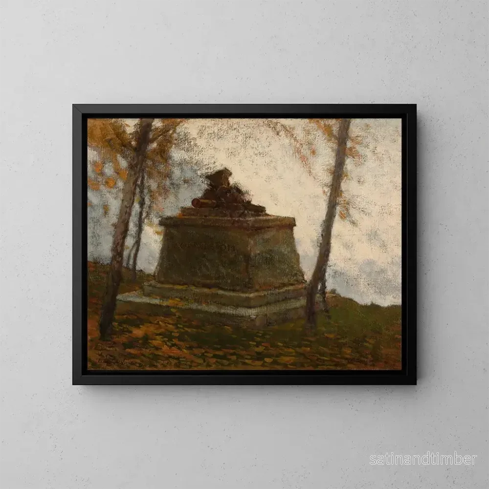 Reproduktion av målningen monument tillägnad legionärer - Władysław Wankie