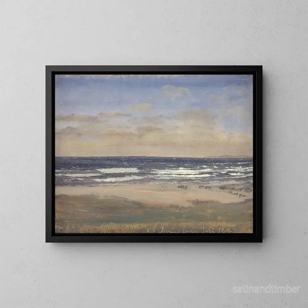 Reproduktion av målningen La Plage à Rgeleje – P. C. Skovgaard Reproduktion av målningen La Plage à Rgeleje – P. C. Skovgaard