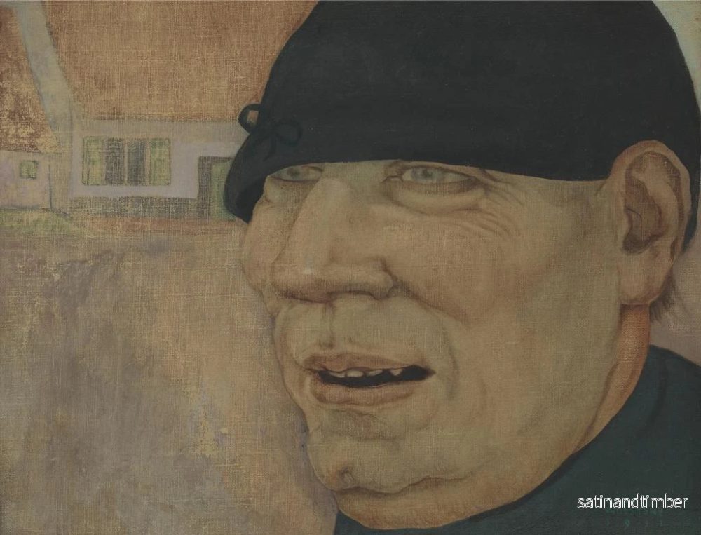 Reproduktion av målningen Le paysan, la réponse - Gustave Van de Woestijne - Bild 2