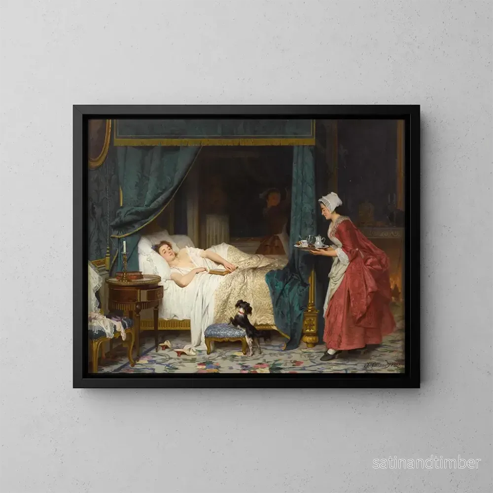 Reproduktion av målningen Le Matin - Joseph Caraud