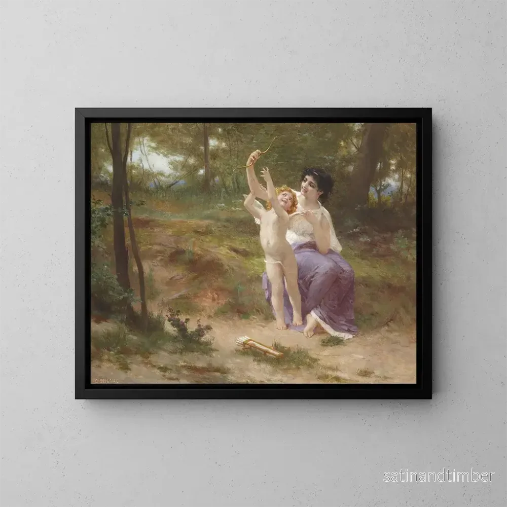 Reproduktion av målningen L'amour désarmé - Guillaume Seignac