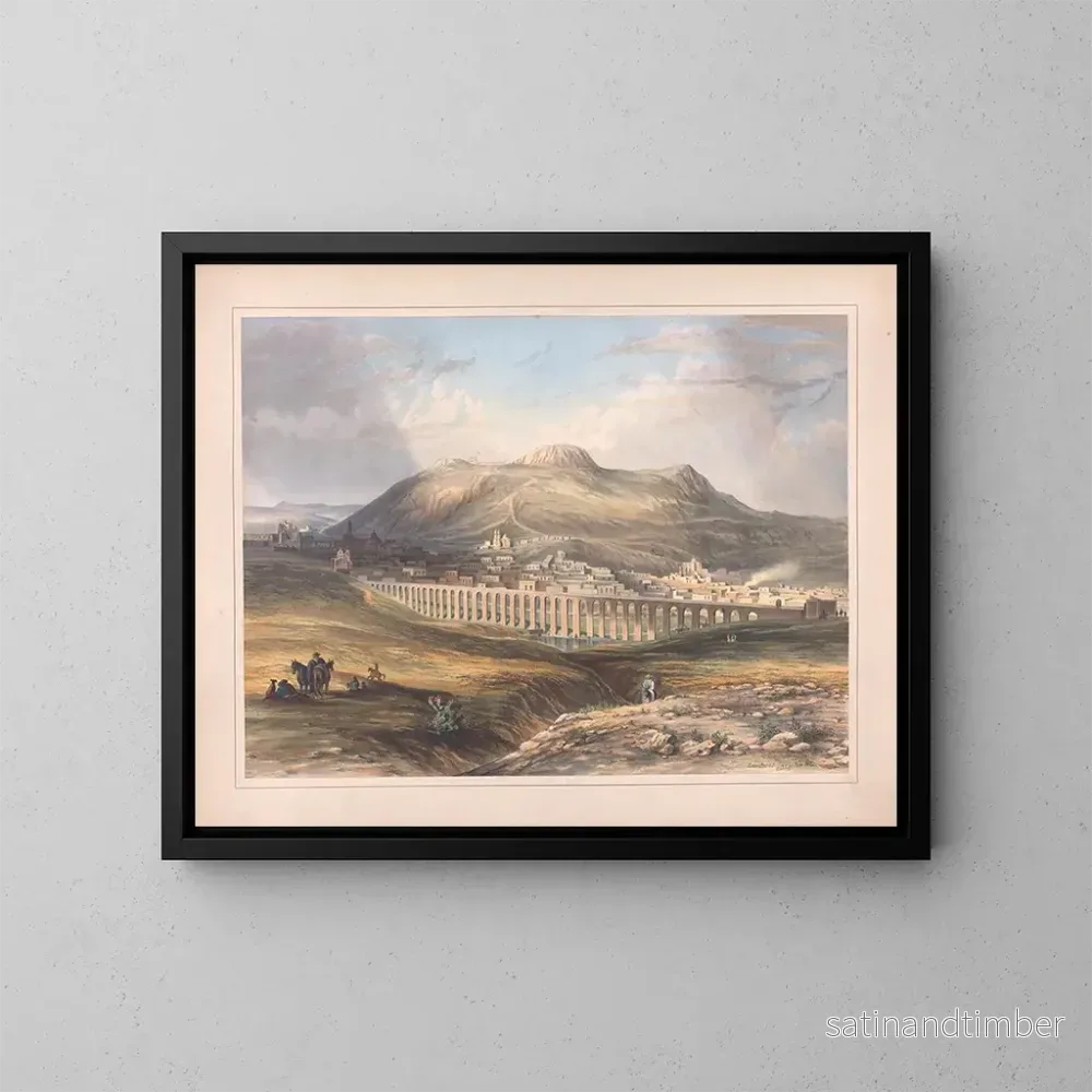 Reproduktion av målningen Vyer av Egerton i Mexiko Pl04 - Daniel Thomas Egerton