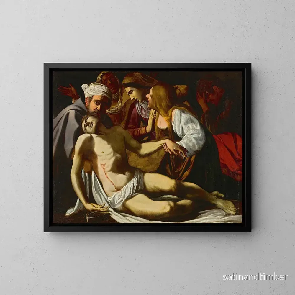 Reproduktion av målningen La Lamentation - Ecole de Rome