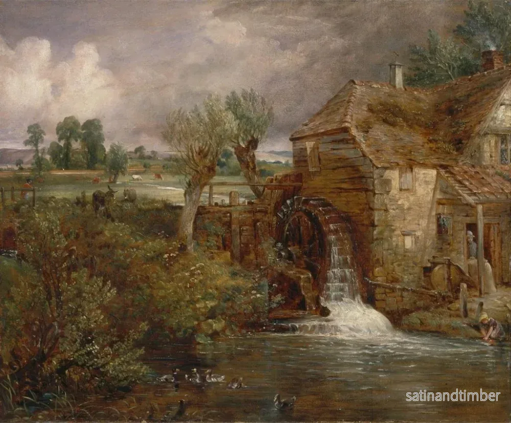 Reproduktion av målningen Parham Mill i Gillingham - John Constable - Bild 2