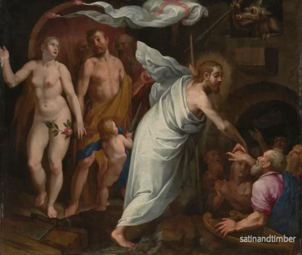 Reproduktion av målningen La Descente du Christ aux Limbes - Pablo de Céspedes - Bild 2